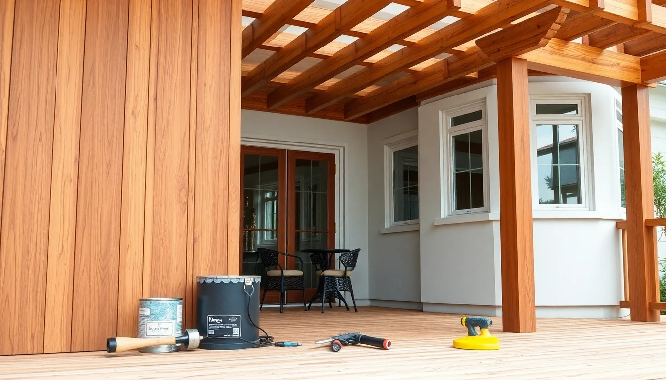 Deck & Pergola Staining